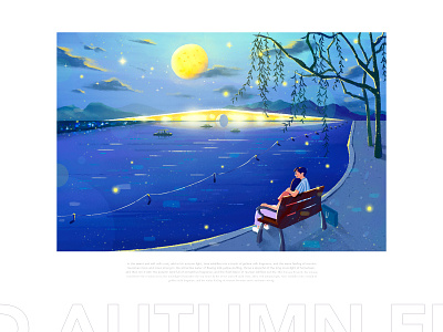 Mid-autumn Festival-HangZhou illustration paintings