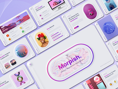 Morpish – Neumorphism Creative Business Presentation #Template company profile corporate design creative design google slides layout design light minimalist neumorphic neumorphism pastel powerpoint presentation presentation template skeumorphic skeumorphism ui