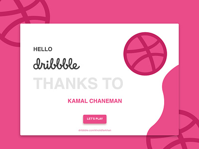 Hello Dribbble :) branding design illustration ui ux web