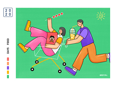 Food People Illustration