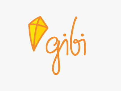 Gibi - option 1 branding handwriting lettering logo script typography