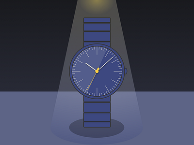 Braun Watch design icon illustration