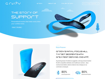 Groov graphic design ui website design