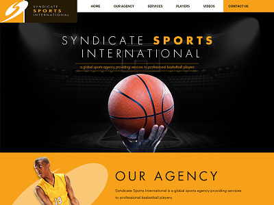 Home dark design golf home page sports website