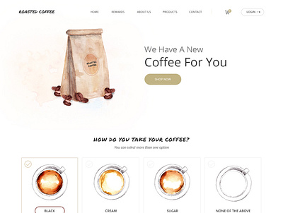 Roasted Coffee (Home Page)