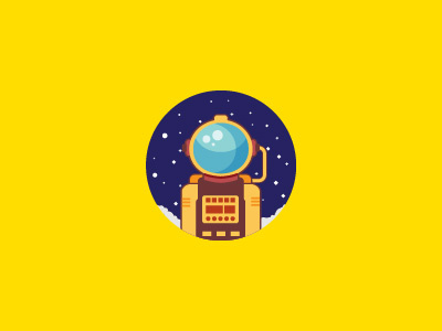 Astronaut background design