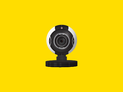 icon realistic camera watchdog icon