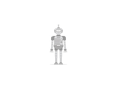 Robot v3.0 character design illustration robot vector