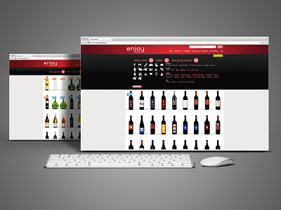 Wine website design