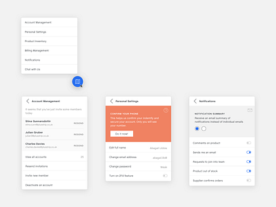 Quick Help Links design ui ux