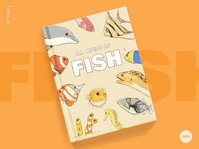 All Kinds Of Fish Cover cover cover book fish illustration 插图