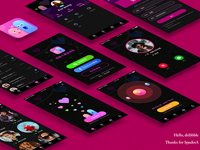 Hello dribbble app chat app design illustration logo ui ux