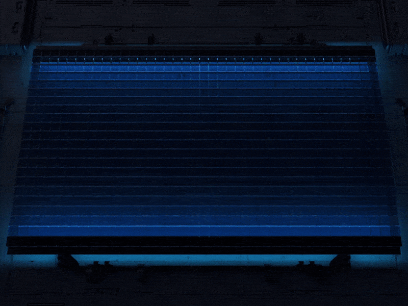Blue backlight. 3d after effects animation backlight blue cinema 4d gif glass motion graphics octane screen ui