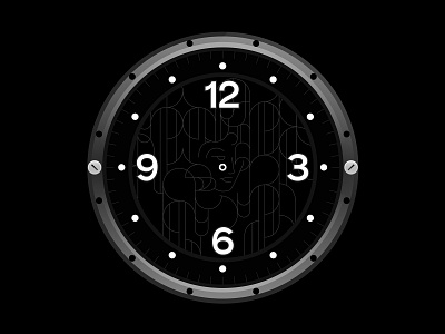 MOON V 3d animation branding graphic design illustration illustrator line logo ui watch watchface