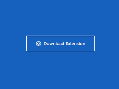 Download Extension Button blue bordered button chrome extension flat
