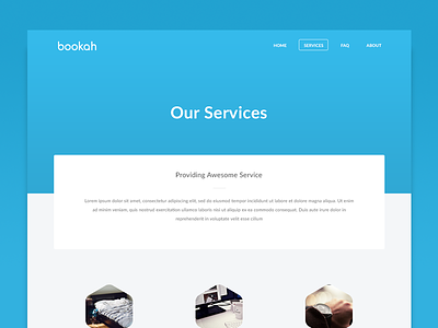 Bookah Services bricksandcanvas green homepage marion serenio ui ux