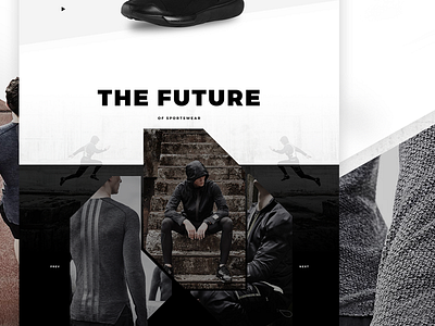 Adidas y3 adidas landing page ui uiux ux webdesign y3