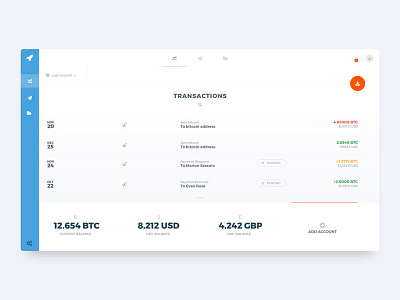 Coinbase UI design