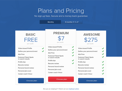 Plans And Pricing