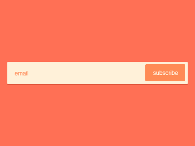 Flat Subscribe by Peter Garcia on Dribbble