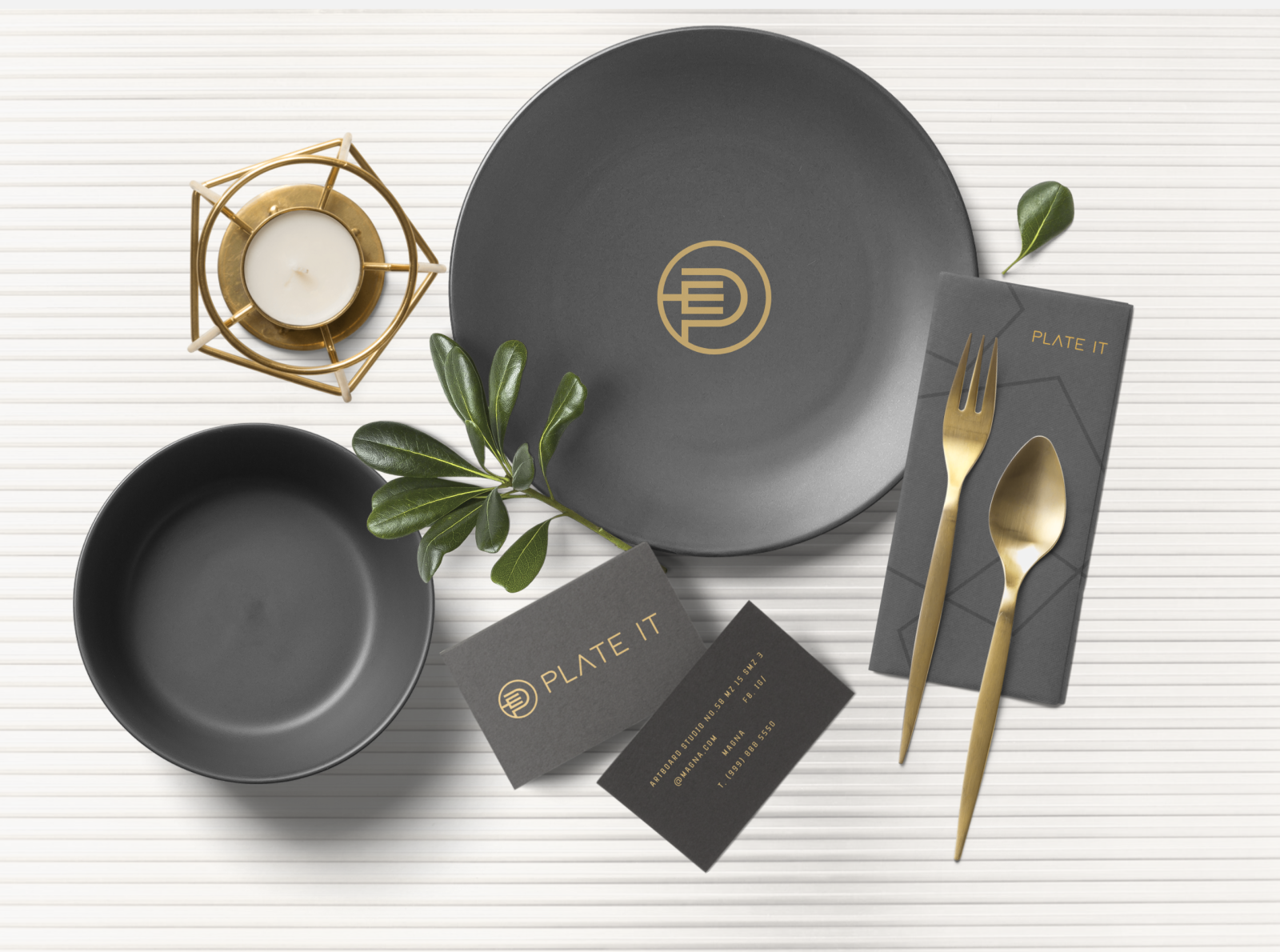 Plate IT Restaurant Brand Identity Design by Rahul Singh Bhadoriya on
