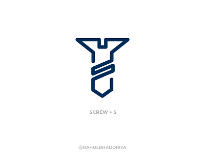 Screw + s logo s screw