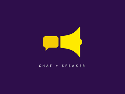 Loudchat chat inspire logo loud speak