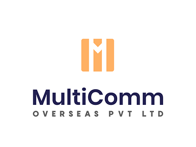 Multicomm overseas logo Design