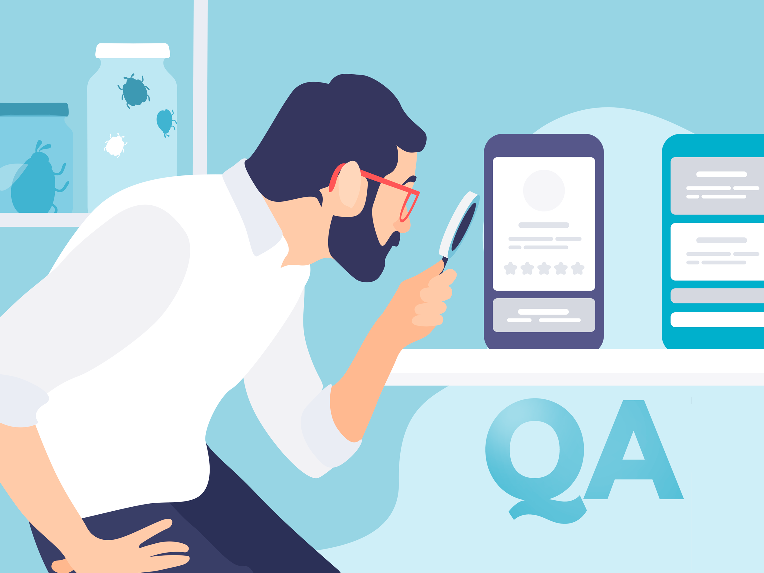 QA Illustration By Redwerk On Dribbble