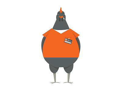 Orange is the New Black - The Chicken chicken fanart illustration orange is the new black popart prison tv