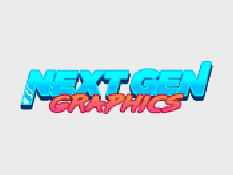 Next Gen Pixel Gif animated gif pixel art pixel typography video games vintage vintage typography