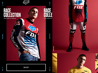 Fox Racing Email for PacSun design email fashion fox fox logo fox racing layout typography web design