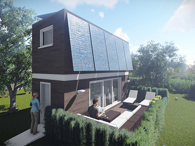 Mobile home /// tiny home architecture architecture rendering mobile home rendering tiny home
