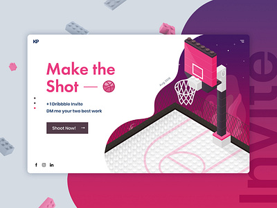 One dribbble Invite!