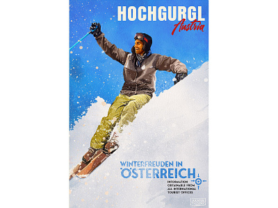 Vintage travel poster "Hochgugl"