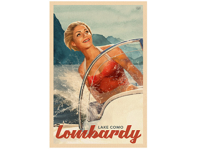 lake Como . travel poster