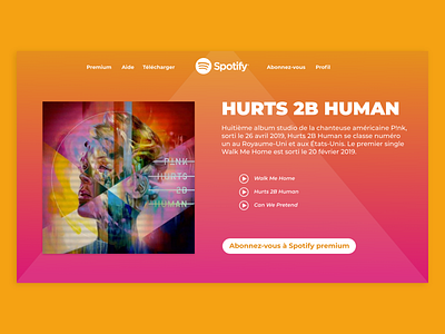 Landing Page For Music Website