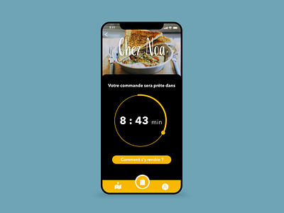 / Countdown Timer / adobe xd countdown timer dailychallenge dailyui food mobile mobile ui timer ui webdesign