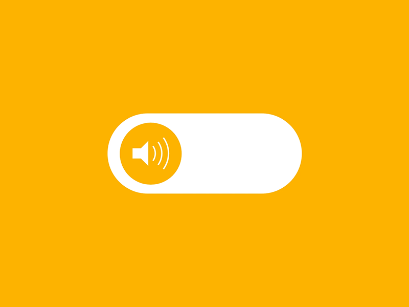 / On/Off Switch / adobe xd animation dailychallenge dailyui music onoff switch ui uidesign webdesign