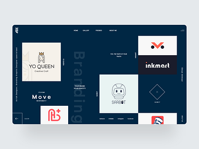 Homepage Website brand branding daily ui dailyui dark design elegant free graphic design home identity logo portfolio site site design space style ui ux web