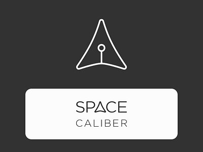 space caliber redesign branding dailyicon elegant freebie freelance identity illustration logo minimal quarantine redesign rocket space