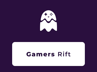 Gamers rift app brand branding challenge design discord drawing event freebie freebies game gamer ghost joystick logo rift symbol vector website youth