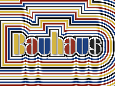 Bauhaus bauhaus logo newtype style