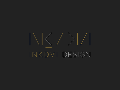Inkdvi brand brand and identity branding code dark design identity illustration ink inkdvi line art logo out line style vector