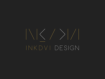 Inkdvi brand brand and identity branding code dark design identity illustration ink inkdvi line art logo out line style vector