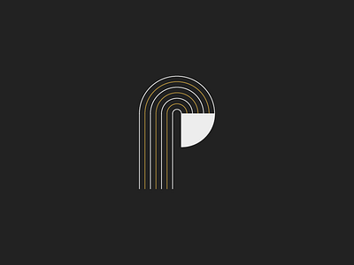 p letter dark