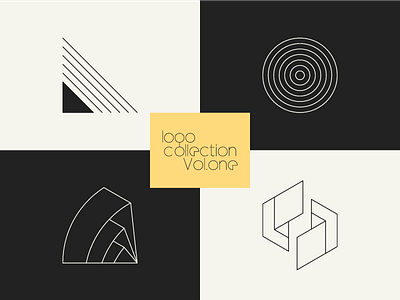 logo collection vol.one behance brand branding challenge dailyicon design dribbble graphicdesign icon iconaday identity illustration illustrator letter line art logo new project style vector