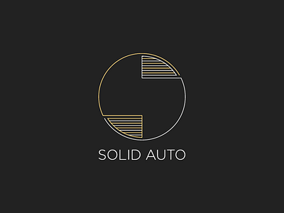 Solid Auto 3d printing brand branding color pallete design geometric graphicdesign identity illustration illustrator line art logo negative space negative space logo style vector