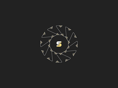 S wheel 36dayoftype art brand branding challenge dailyicon dark design dribbble graphicdesign icon iconaday identity illustration illustrator letter line art logo style typography