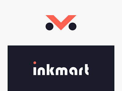 inkmart bauhaus branding cart design identity illustration logo minimal minimalist logo owl style typography